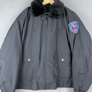 Vintage Blaur Heavy Fur Jacket Size 4XL Correctional Facility